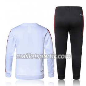 Enfant AC Milan Ensemble Sweat d'entrainement 2017/2018 Blanc